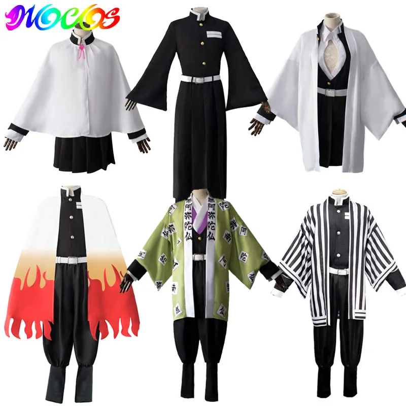 Парик для косплея: убийца демонов киметсу нет яиба цуюри канало ренгоку куююру