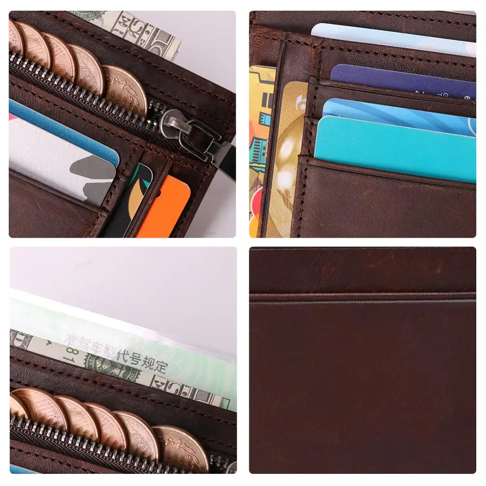 Joyir из натуральной кожи держатель для карт бумажник RFID Кредитная карта ID с