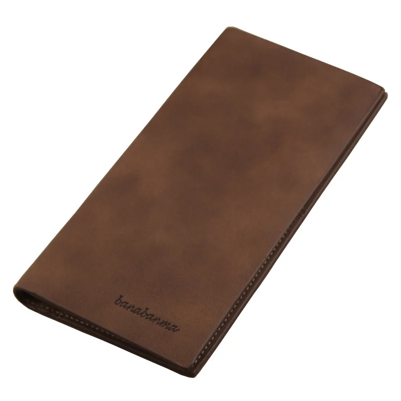 Мужской кошелек новинка Длинные мужские кошельки кожаный в стиле ретро для