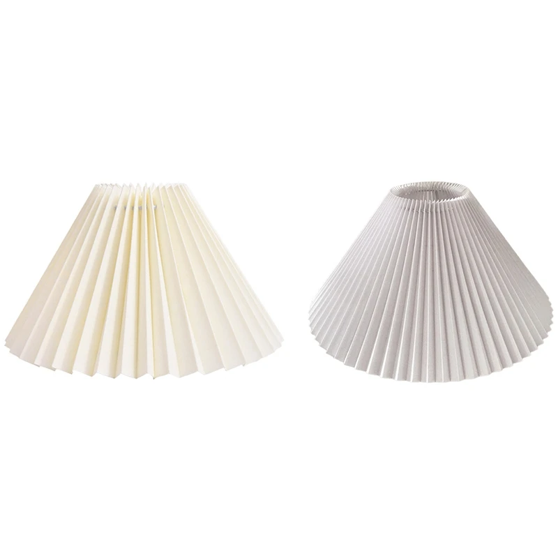 Pleats Lampshade Table Lamp Standing Lamps Japanese Style Pleated Lampshade Creative Desk Lamp Shade Bedroom Lamps