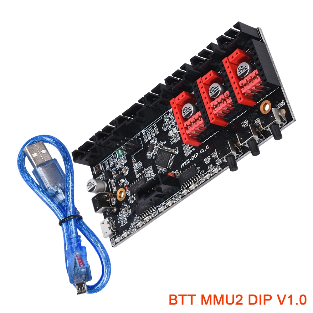 

BIGTREETECH MMU2 DIP V1.0 Module Material Upgrade For MMU2S Kit Complete Prusa I3 MK2.5S MK3S MMU 2S 3D Printer Parts SKR V1.4