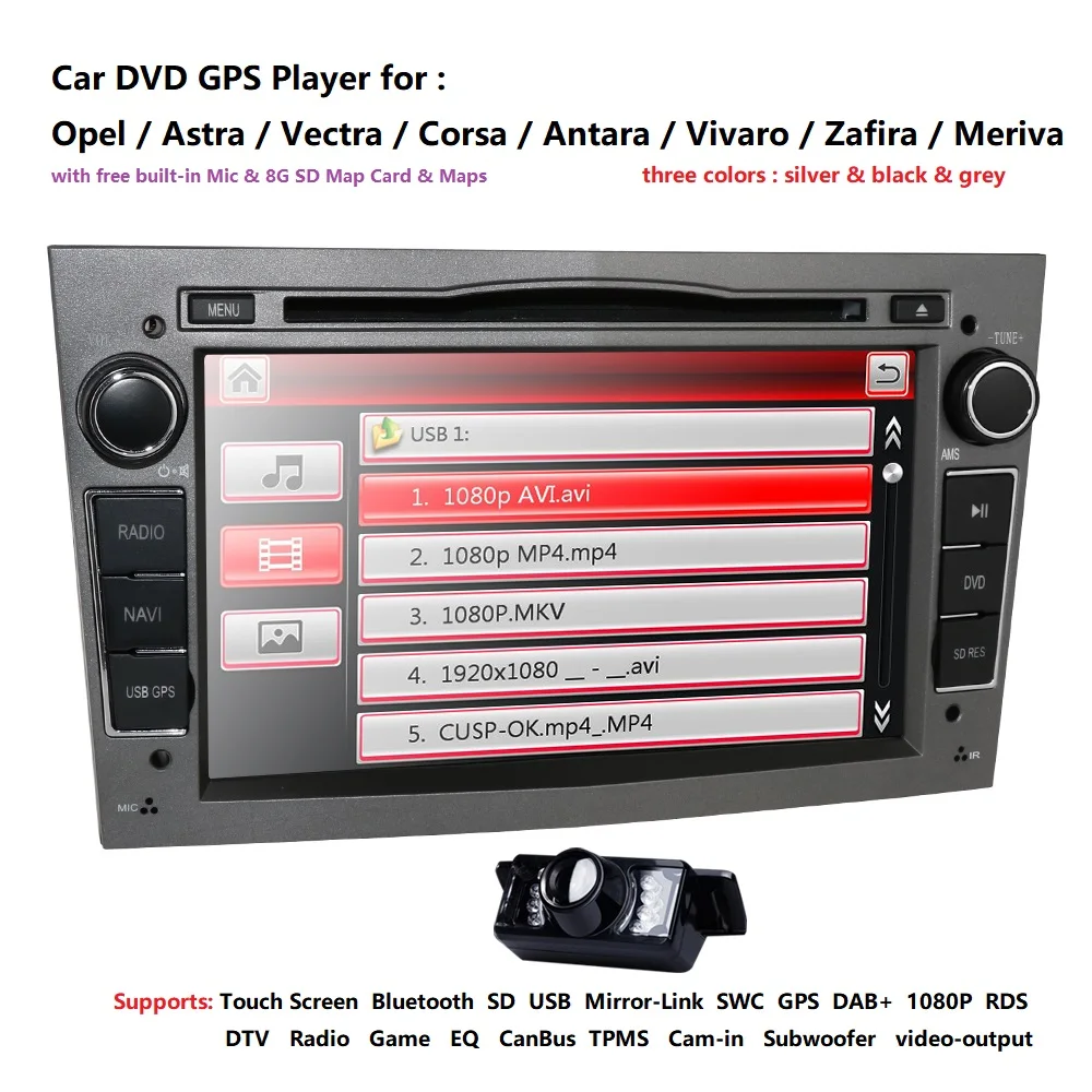 " 2 din автомобильный DVD стерео для Vauxhall Opel Astra H G Vectra Antara Zafira Corsa gps Navi Радио 3 цвета рулевое колесо камера