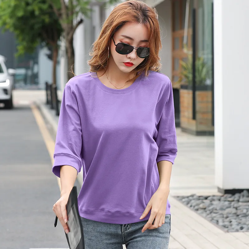 

2021 new high quality women's casual T-shirt