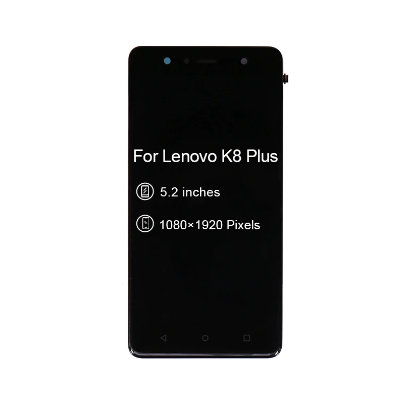 Для Lenovo Vibe K8 Plus ЖК-дисплей с рамкой сенсорный экран дигитайзер панель для
