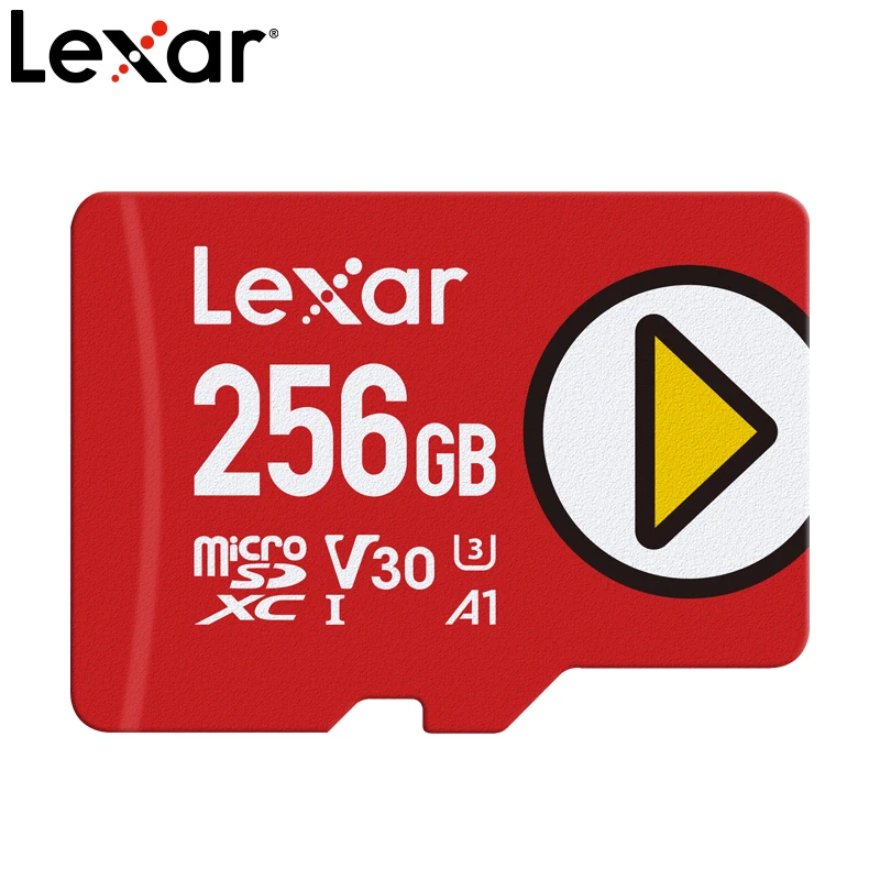 

Lexar Play TF microSD microSDXC 256GB Class10 UHS-I U3 V30 A1 Gaming Memory Card For Nintendo-Switch Gaming Devices 4K 150MB/s