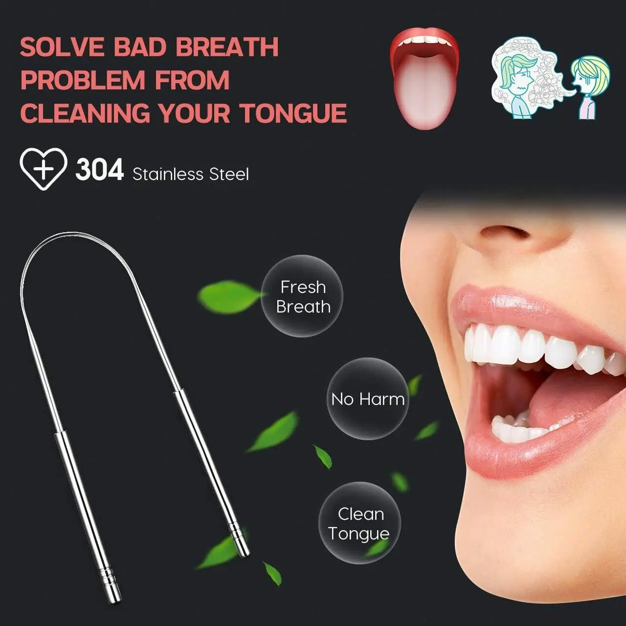 

Dental Tools Stainless Steel, 6pcs Dental Hygiene Kit Oral Care Set, Tweezers, Dental Probe, Dental Tartar Scraper Scaler