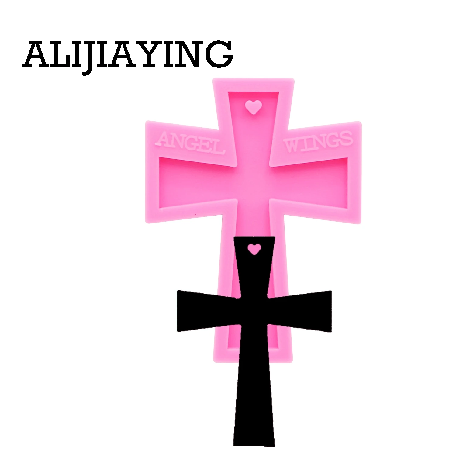 Глянцевая Форма креста DY0154 силиконовая форма сделай сам для брелоков подвесок