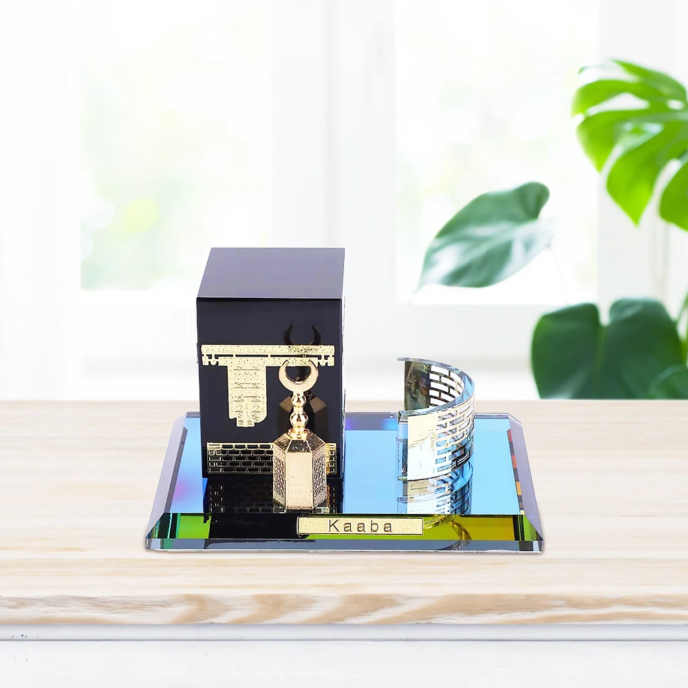 Мусульманская позолоченная модель Кааба из трех частей мусульманские