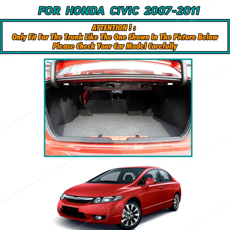 Коврик для багажника автомобиля Honda Civic 2007 2008 2009 2010 2011 |