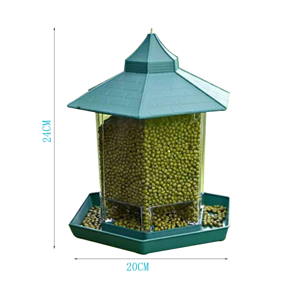 

Bird Feeder Hanging Window Viewing Bird Food Container Hanging Yard Waterproof Bird Feeder Pet Supplies Garden Decoration