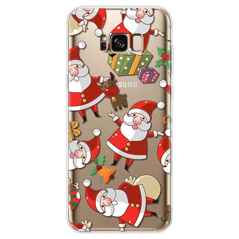 sd-duola Рождественский подарок бант из ленты TPU с изображением для samsung Galaxy J3 J5 J6 J7 Prime S8 S9 S10 плюс A5 A7 A8 Примечание 8 9 A50 A70 мягкий чехол - Цвет: sd-duola