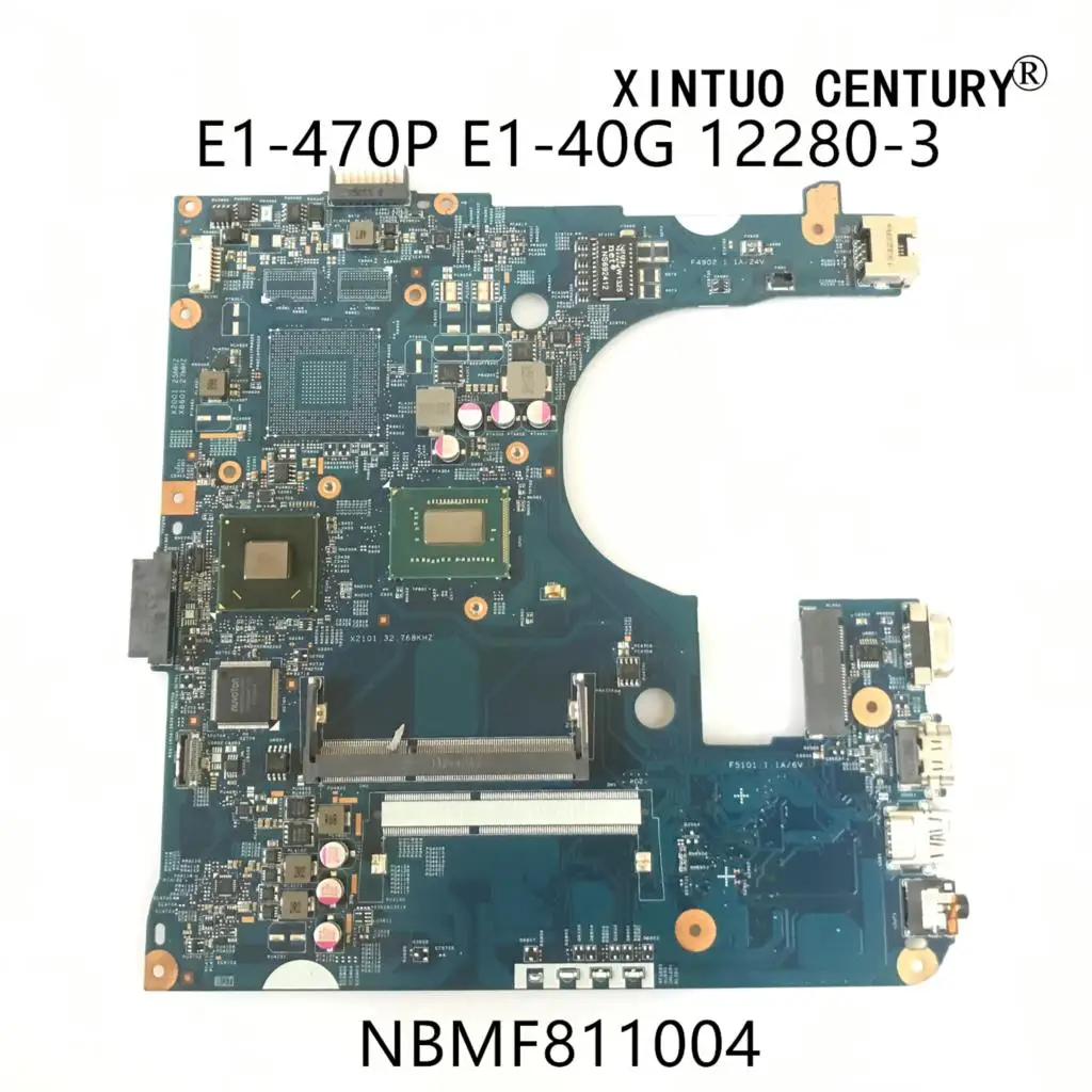 

NBMF811004 For Acer Aspire E1-470 E1-470P E1-470G Laptop Motherboard EA40-CXMB 12280-3 48.4LC02.031 I3-3217U 100% tested working