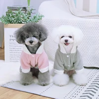 pet accessories autumn and winter models dog clothes thick bear bag hooded sweater dog supplies