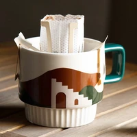desert oasis nordic ceramic mug coffee breakfast mugs drinkware tea water drinks cup milk latte cup household office for cups
