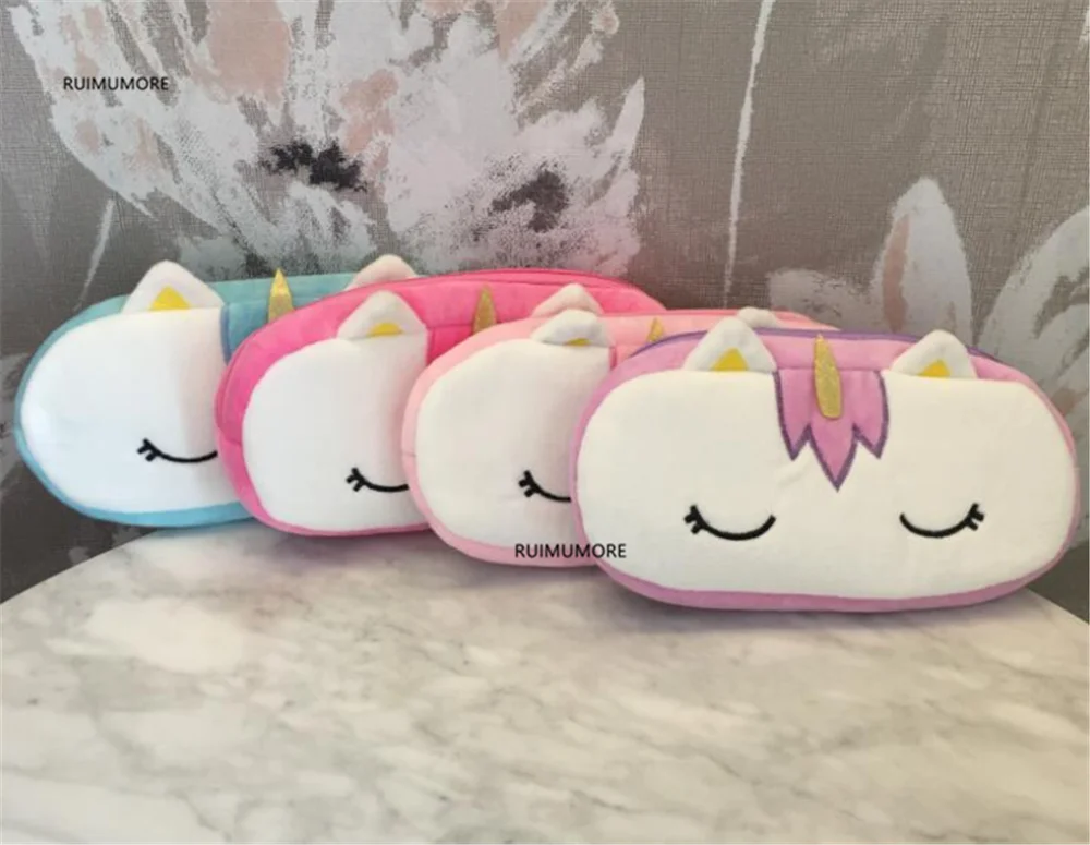 Милый плюшевый Кошелек с лошадкой большой размер для монет Чехол кошелек