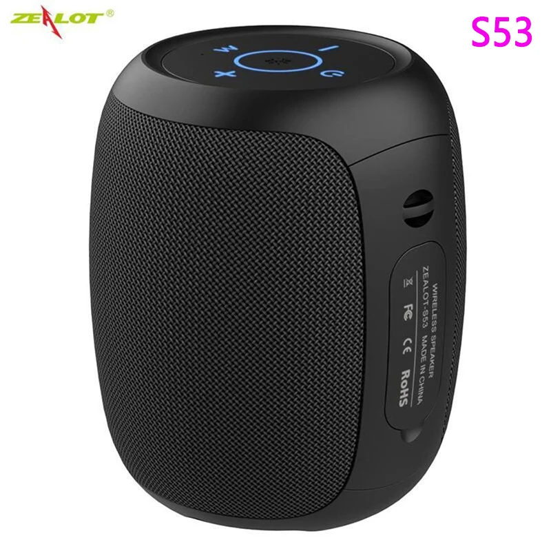 ZEALOT S53 Bluetooth Speaker IPX6 Waterproof Mobile Phone TF Card FM 20w Ultra-large Volume Wireless | Электроника