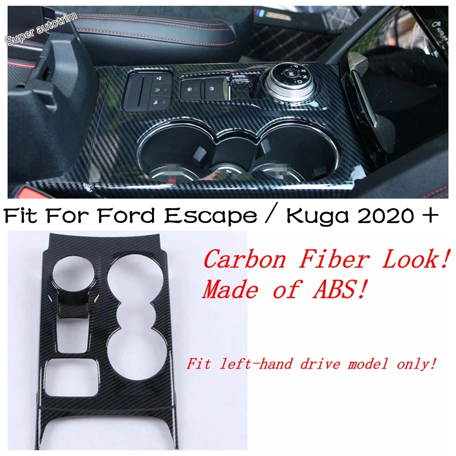 

Center Control Stalls Gear Shift Gearshift Box Panel Cover Trim Fit For Ford Escape / Kuga 2020 2021 2022 Accessories Interior