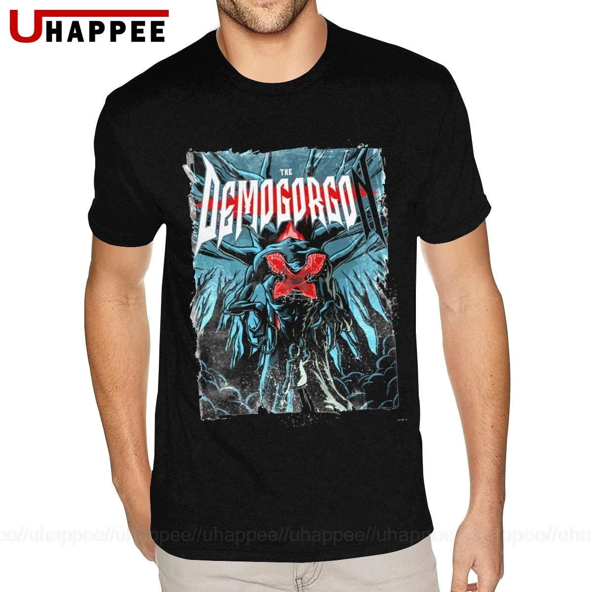 Футболка Demogorgon с изображением героев фильма очень странные дела футболки для