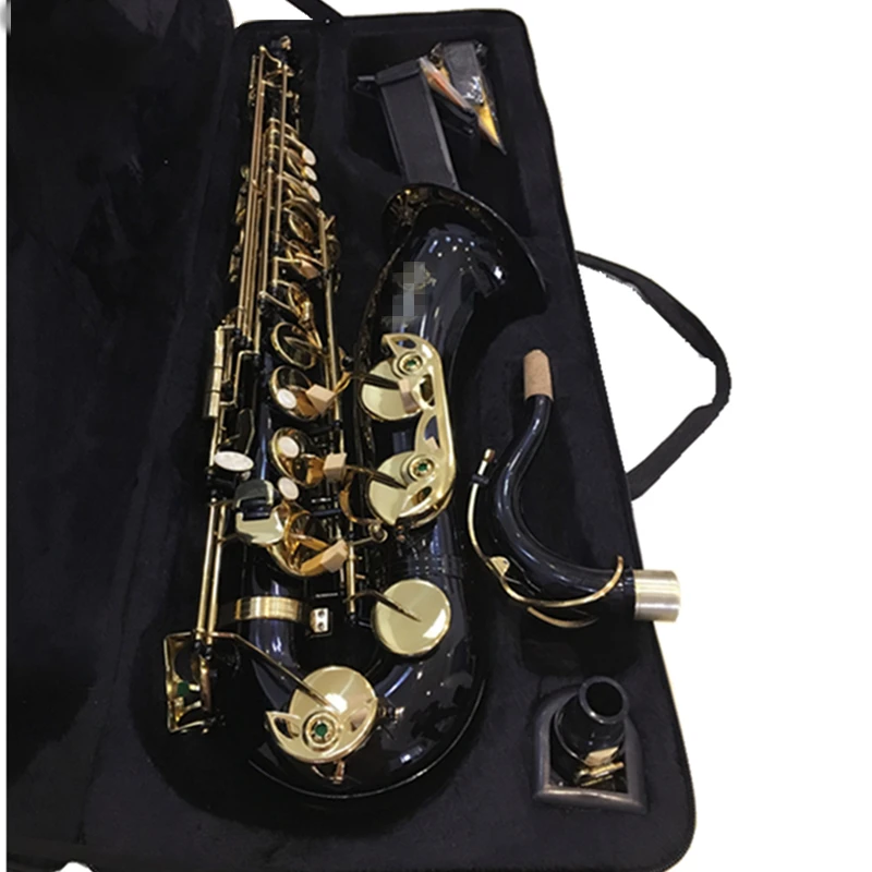 

Professional France Saxophone Salmer Tenor Sax B Flat R54 bB Top Musical Instrument Saxe Wear-resistant Black Nickel Gold Sax