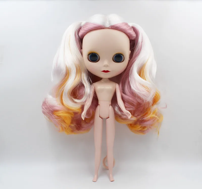 Free Shipping colorful RBL-920 DIY Blyth doll fashion hair 4 big eyes man body 1/6 BJD special price boy toy girl birthday gift | Игрушки и