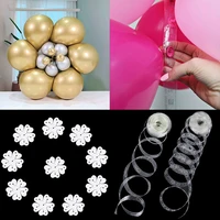 balloon accessories balloon chain flower clips christmas diy balloon clips party decoration birthday new year balloons balony