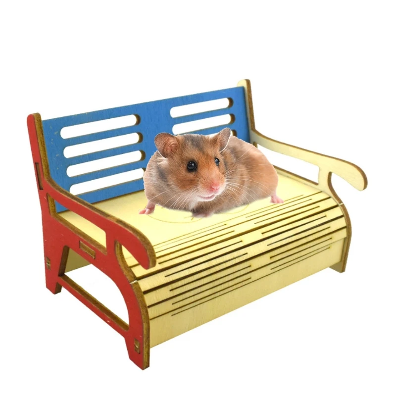 

Pet Rat Hamster Villa Nest Sleeping Bed House Climbing Ladder DIY Assemble Nut