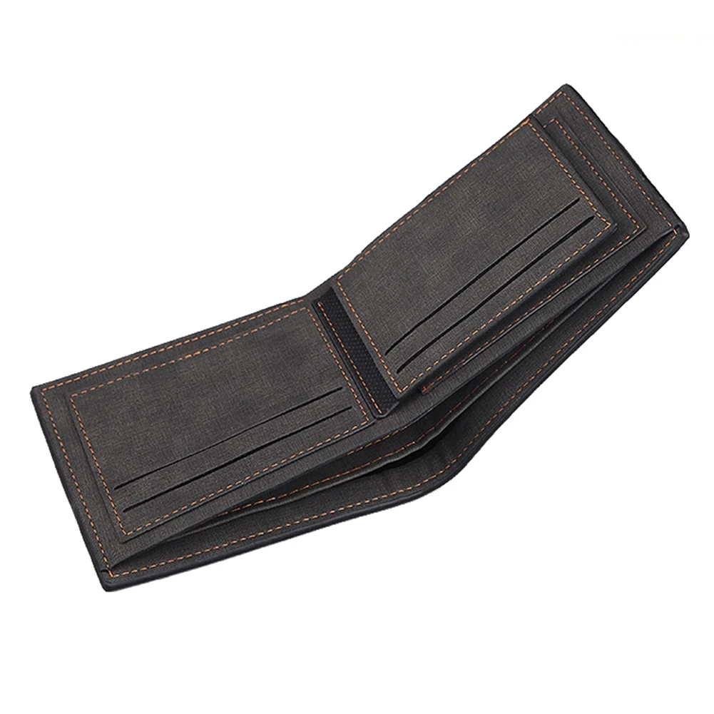 

Men's Bifold Wallet Classic Slim Front Pocket Wallet Card Holder with ID Window