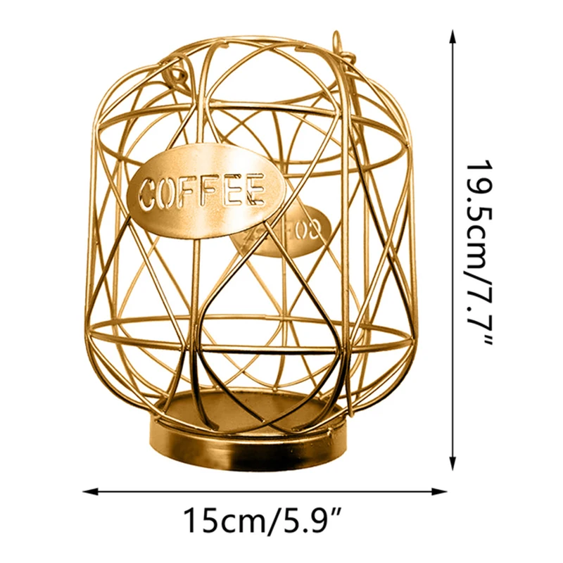 Хранилище кофейных капсул Multipurpose Simple Metal Pod Holder для дома, гостиницы и магазина JS22.