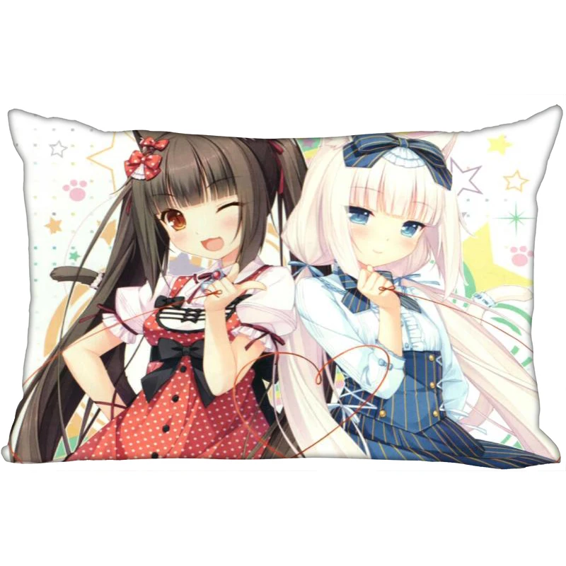 Шунцянь на заказ NEKOPARA декоративная наволочка 45x35 см(одна сторона) прямоугольная Наволочка на молнии с принтом Новогодняя наволочка - Цвет: 26