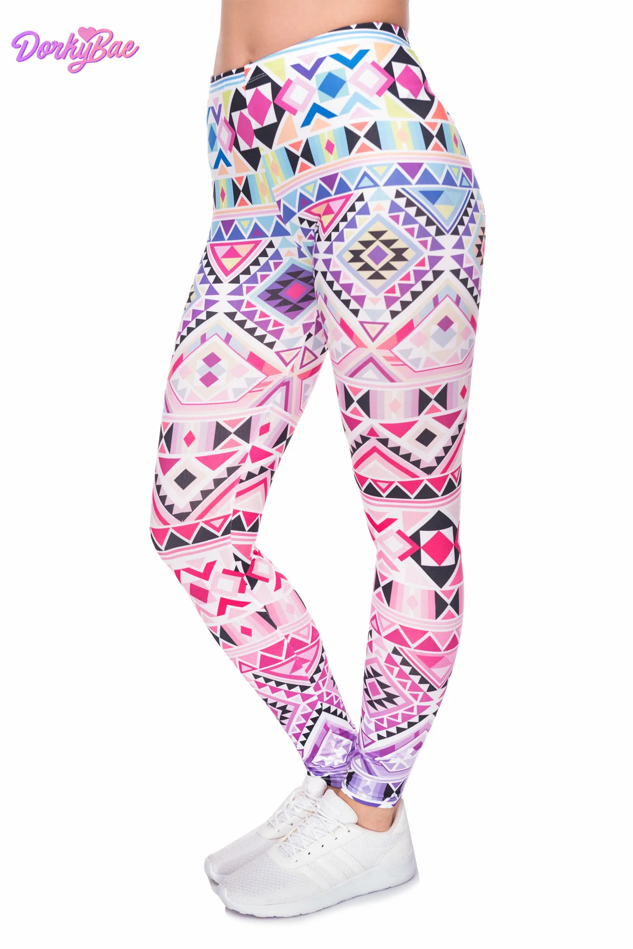 Леггинсы женские с завышенной талией и эффектом пуш-ап из полиэстера | Женская