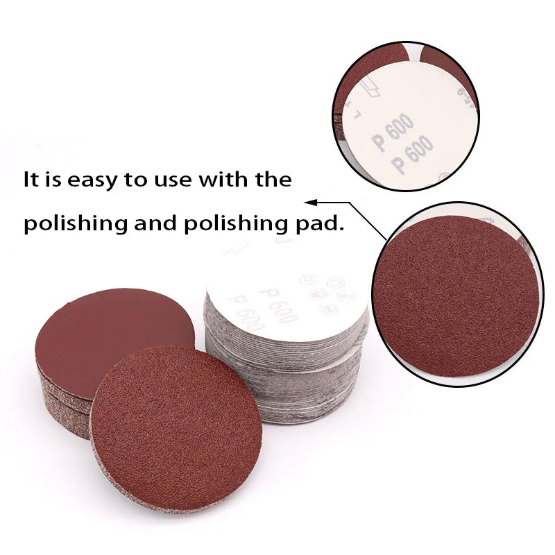 Матовые листы высокого качества 10 шт 4-дюймовый полировальный лист из флока