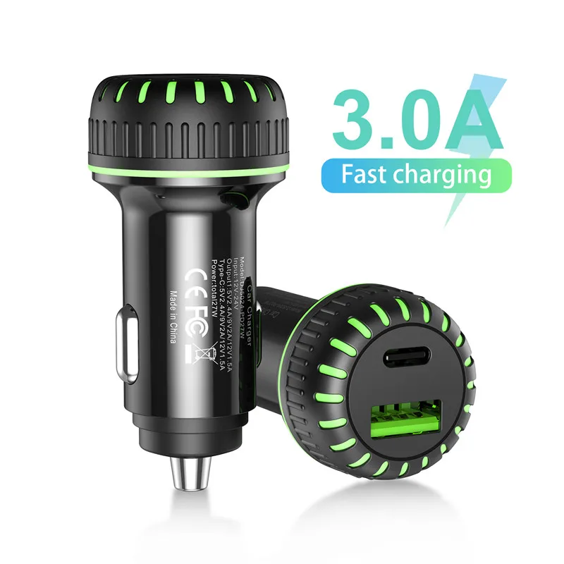 Tkey USB Автомобильное зарядное устройство quick charge 3 0 для мобильного телефона