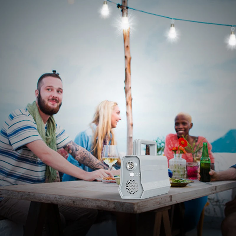 

LED Solar Power Panel Generator Kit Bluetooth Speaker USB Charger Home System + 2 LED Bulbs Outdoor Lighting Smartphone Charging