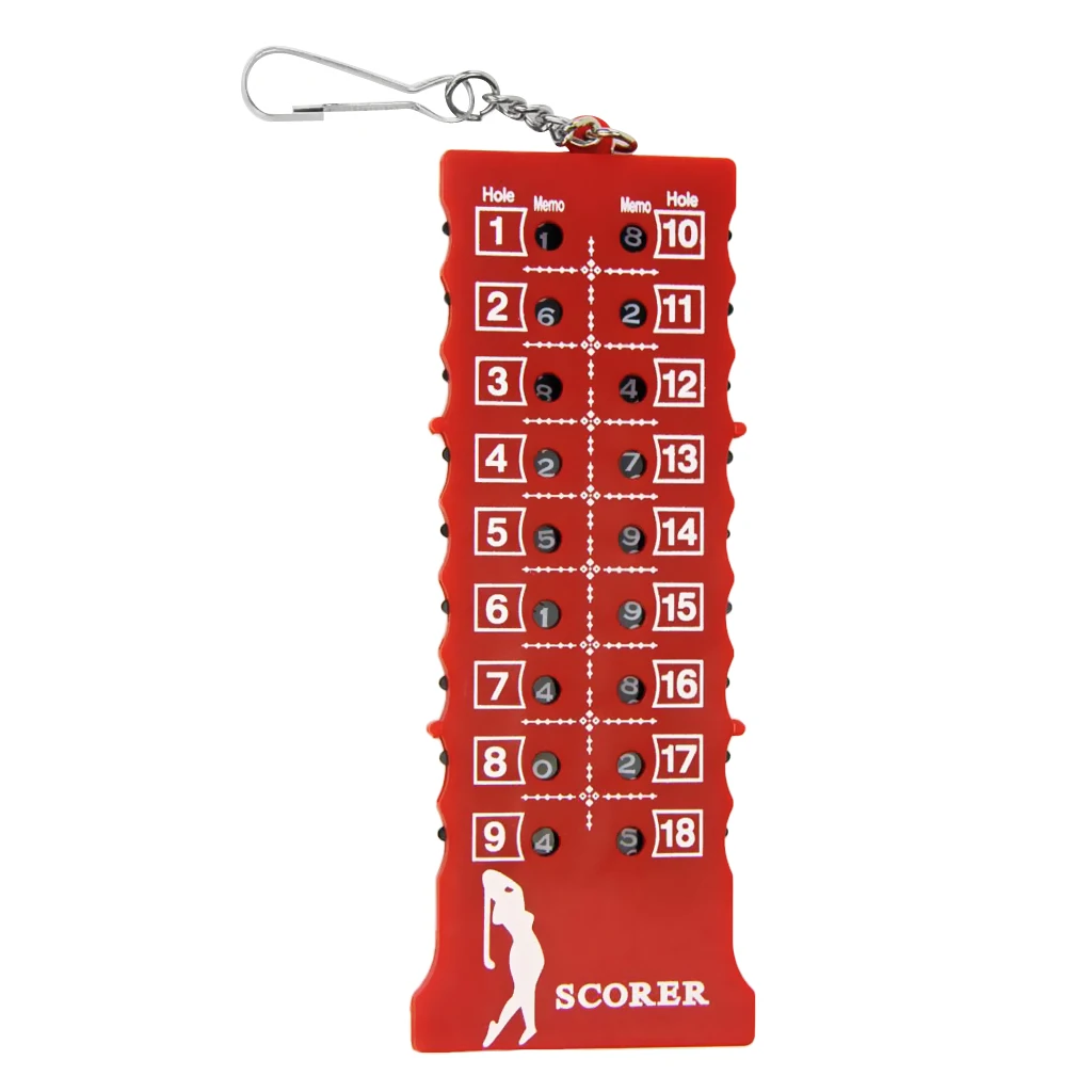 

3pcs Golf 18 Holes Stroke Counter Score Scoring Tool Kaychain Bag Decoration Keyring