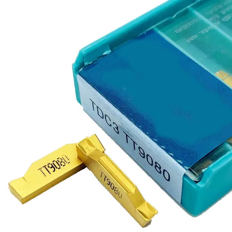 10 шт. режущее лезвие ножа TDC2 TT9030 TDC2 TT9080 2 мм токарные инструменты твердосплавная вставка шириной 60-80