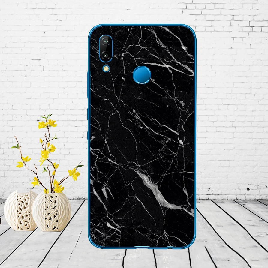 44DD мраморный камень Мягкий силиконовый чехол для Huawei P9 P10 P20 P30 Lite mate 10 20 PRO lite p smart чехол