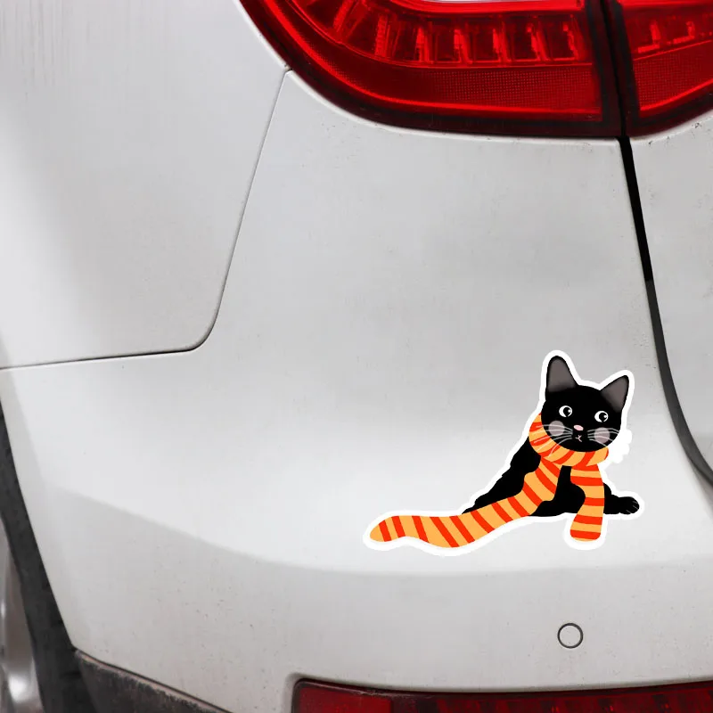 

Colorful animal pattern Cartoon Stickers Animal Cute Cat Decor Cover Scratches Trunk Window Rear end Decoration KK 14cm*10cm