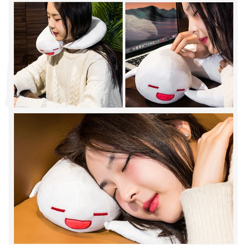 Коричневые искусственные подушки Аниме Косплей-опора U-образная мультяшная