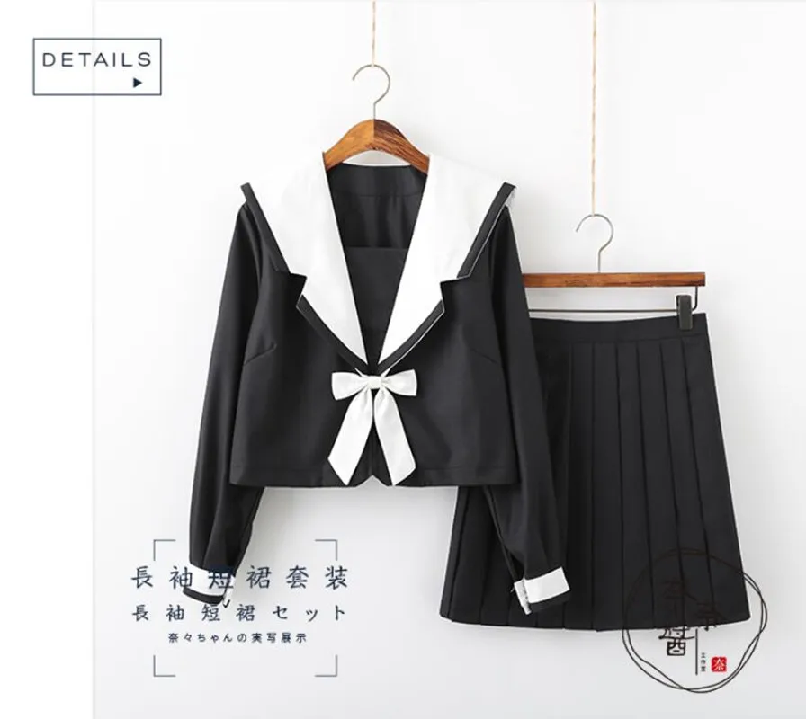 Jk костюм Униформа милое Повседневное платье моряка для девочек Jpanese Kawaii