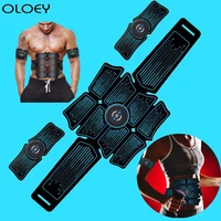 ems musculation equipment muscle stimulator smart fitness training electric massager body slimming belt usb recharge home gym