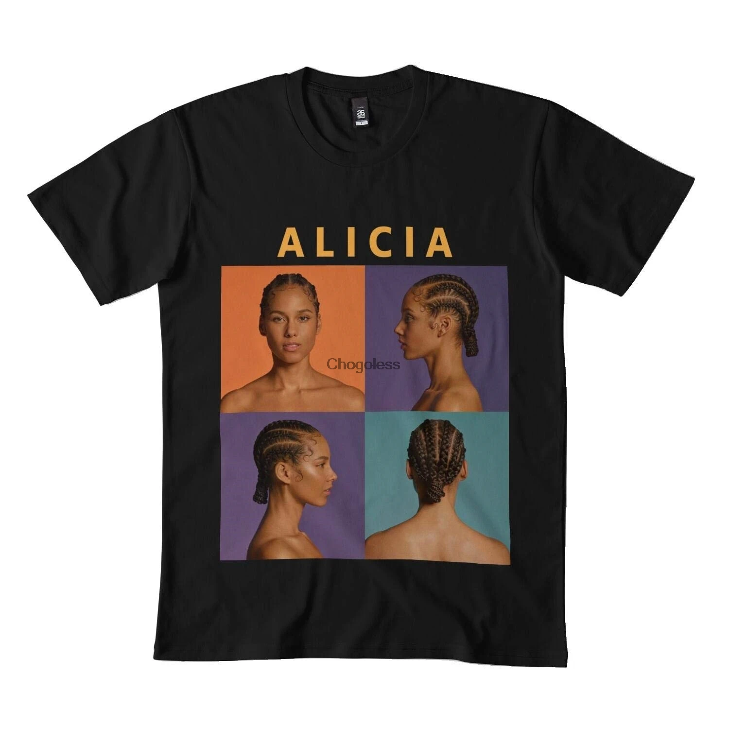 Классическая футболка Alicia klambi 5 Underdog Keys 2020 Tour bl Черная |