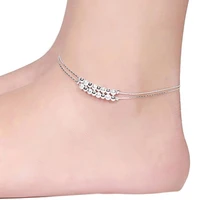 %c2%a050 hot sale fashion women anklet bracelet on the leg simple design women anklets star heart beads chain barefoot sandal