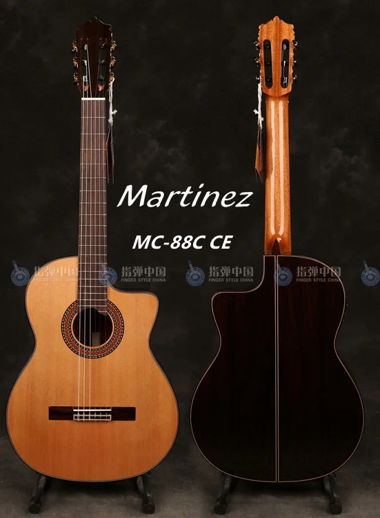 MC-88C CE Martinez MC-88 Классическая гитара из цельного дерева, martinez Классическая гитара s - Цвет: MC-88C CE