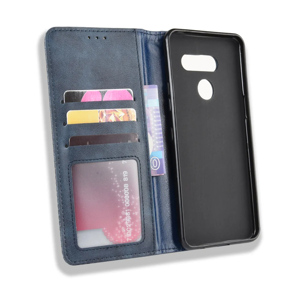 Для LG K50S K40S Android One X5 K20 K30 X2 2019 на застежке в стиле ретро кожаная обложка для книг V50S