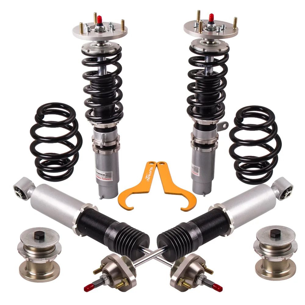 24 способ Регулируемая заслонка Coilover Подвески амортизаторы для BMW 3 серия E46 320I 323I