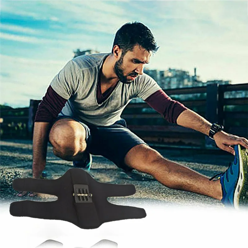 

A pair Joint Support Knee Pads Knee Patella Strap Power Lifts Spring Force Knee Protection Powerful Support Powerlifts Joint
