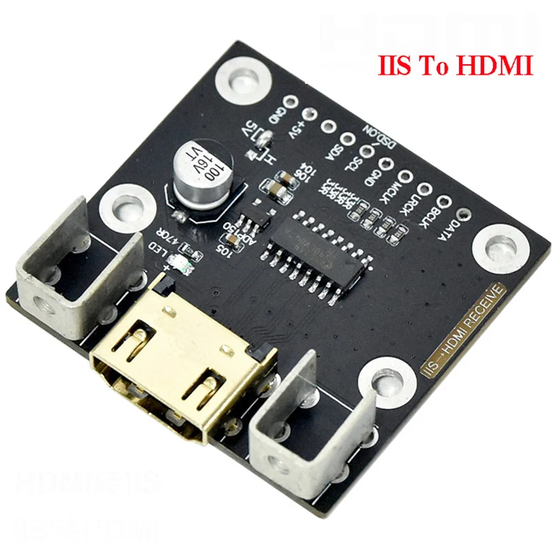 HDMI к I2S приемник IIS Плата преобразования сигнала передачи ЦАП Декодер |