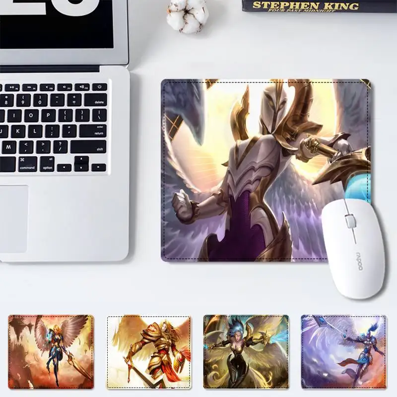 

High Quality LOL Kayle Mouse Pad Small Pads Family Laptop Gamer Rubber Mouse Mat MousePad Desk Gaming Mousepad Cup Mat