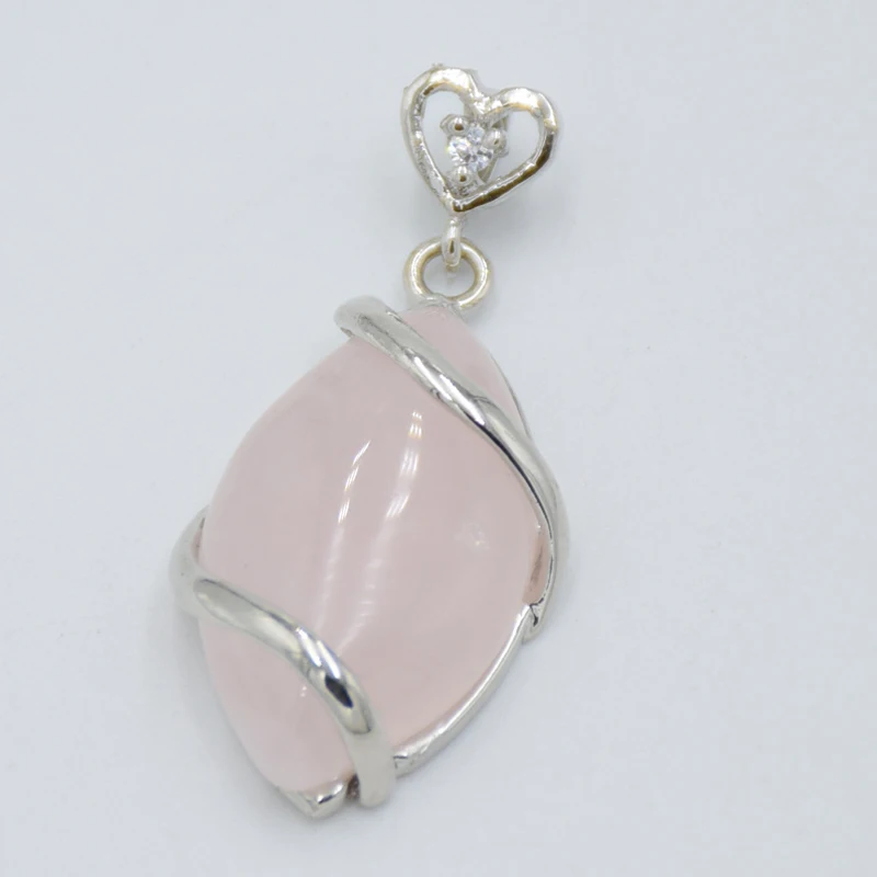 Классический кулон в форме лошадиного глаза для ожерелья натуральный камень