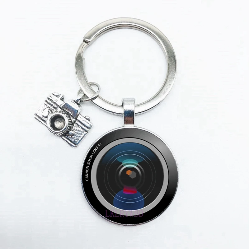 Стеклянная подвеска для объектива SLR 2020 брелок кулон в виде камеры